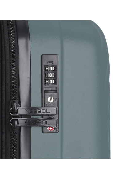 Maleta de Cabina Gabol Radar Expandible 55cm Rígida Policarbonato con Cerradura TSA