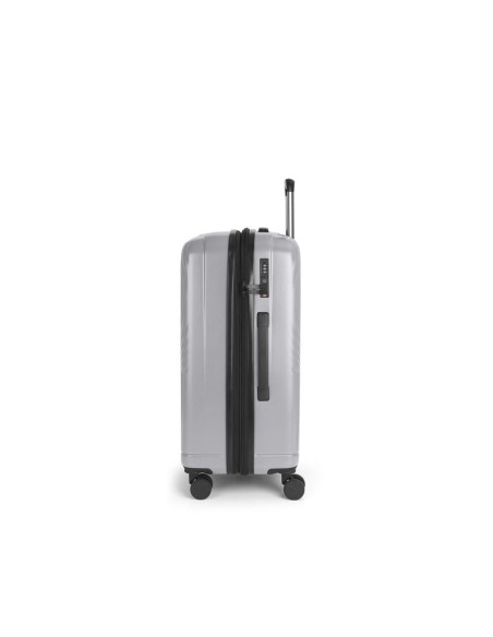 Maleta Gabol Mediana Rígida Expandible de Policarbonato RADAR – 4 Ruedas Dobles, Cerradura TSA, 72L Capacidad