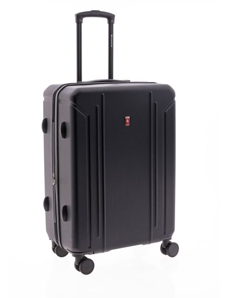 Maleta de mediana ABS extensible TROPICAL con 4 ruedas