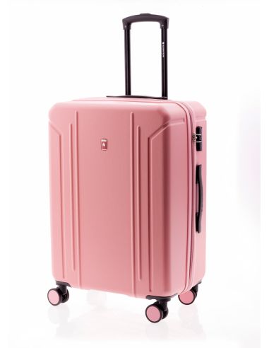 Maleta de mediana ABS extensible TROPICAL con 4 ruedas