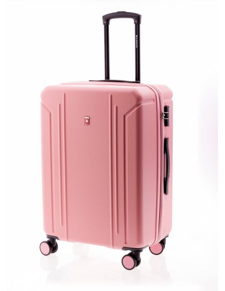 Maleta de mediana ABS extensible TROPICAL con 4 ruedas