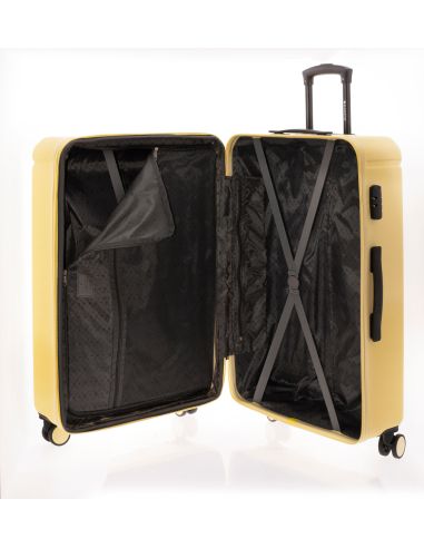 Maleta de grande ABS extensible TROPICAL con 4 ruedas