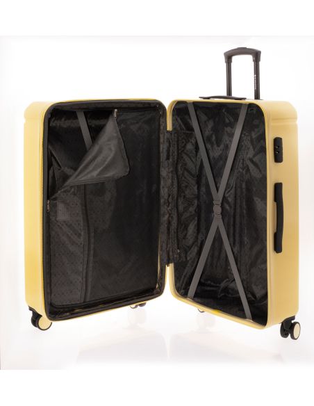 Maleta de grande ABS extensible TROPICAL con 4 ruedas